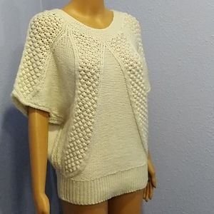 Batwing Sweater Creme Size S